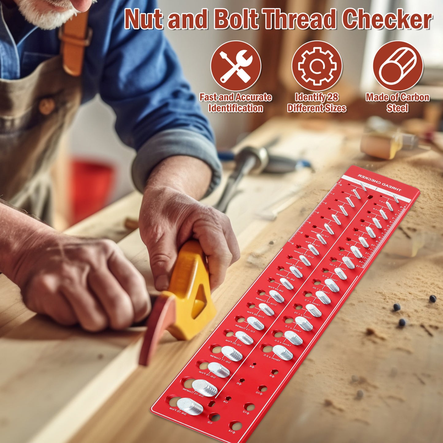 Nut and Bolt Thread Checker