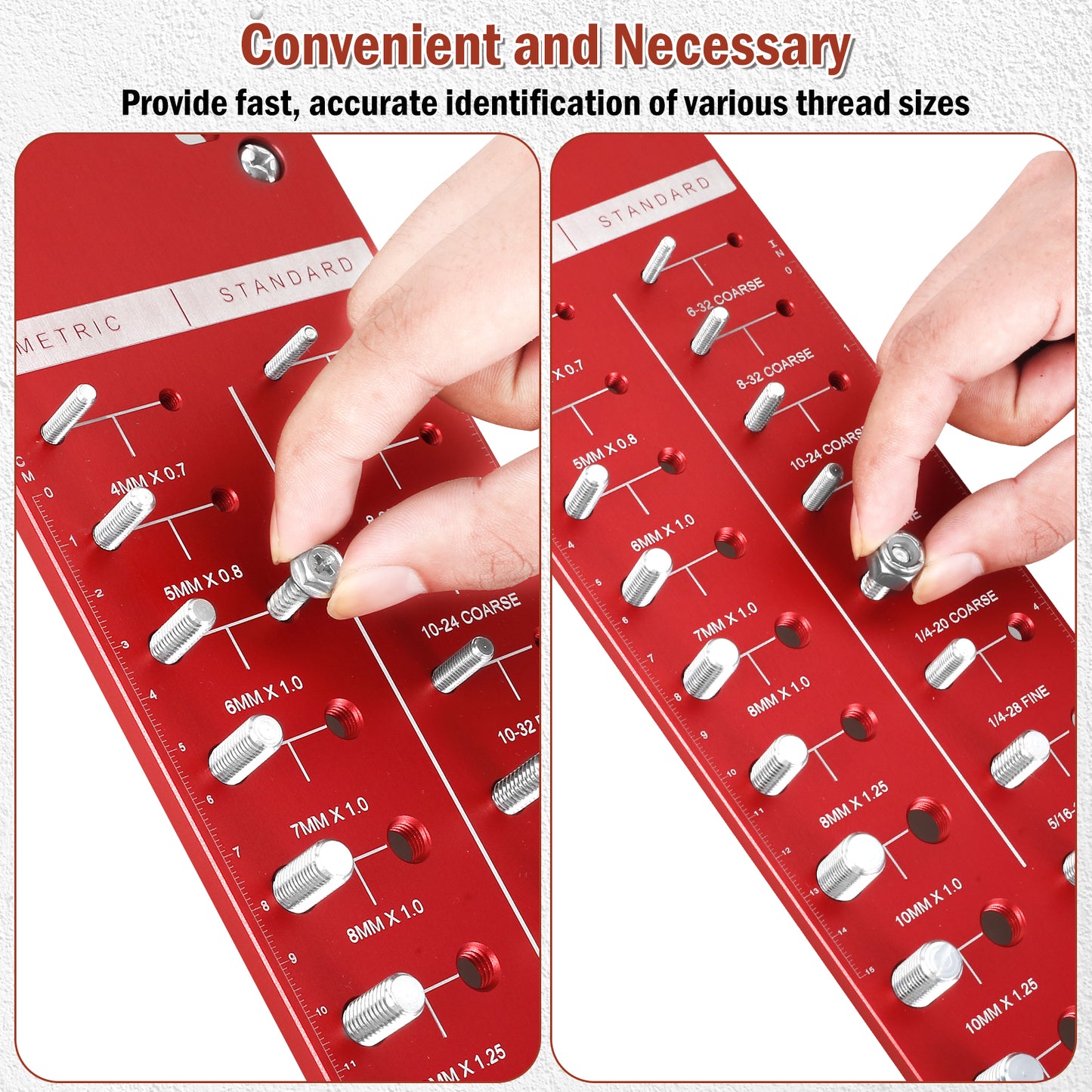 Nut and Bolt Thread Checker