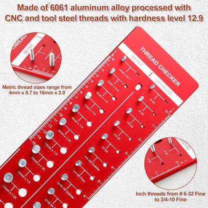 Nut and Bolt Thread Checker