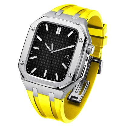 Stainless Steel & Silicone Case for Apple Watch