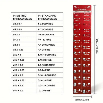 Nut and Bolt Thread Checker