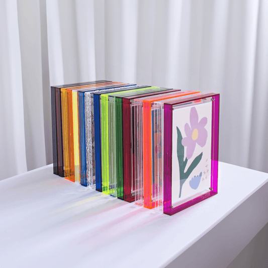 Coloured Transparent Acrylic Picture Frame