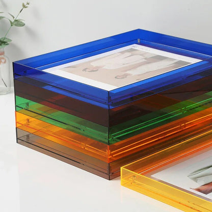 Coloured Transparent Acrylic Picture Frame