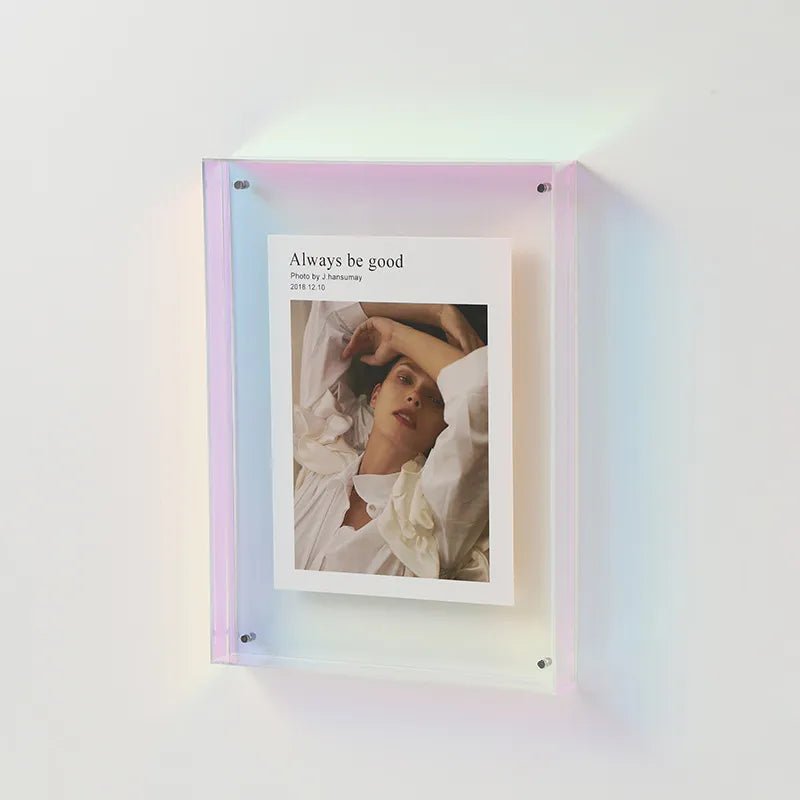 Coloured Transparent Acrylic Picture Frame