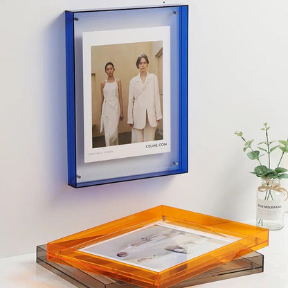 Coloured Transparent Acrylic Picture Frame